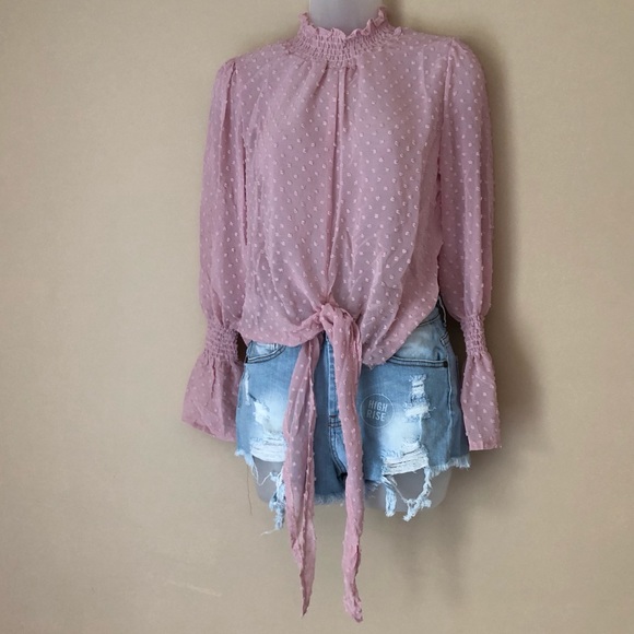 Tie Front Top - Picture 4 of 8